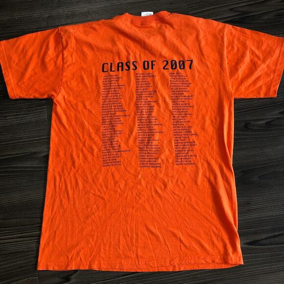 Vintage Orange Class Of 2007 Hillcrest Tiger Graphic Tee - Picture 2 of 3